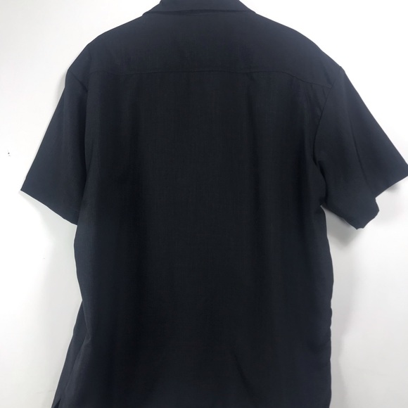 SIVLE Red and Black Retro Charlie Sheen type shirt Bowling New - Picture 4 of 4